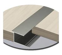 NILZA Perfil De Transición para Laminado Perfil Forma T Tira De Transición De Aluminio, Tira De Umbral De Transición 12mm Altura Tapajuntas para Suelo (Color : Champagne, Size : W20mmxH12mm)