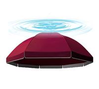 NILZA Tela De Recambio para Sombrilla 2.7m 3m Cubierta De Toldo De Repuesto, Recambio Tela Sombrilla 8 Varillas 10 Varillas Cubierta De Repuesto para Sombrilla (Color : Burgundy, Size : 220cm/8Ribs