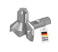 NIMA PARTS Soporte de suelo compatible/repuesto para estantes Ikea Billy | Fabricado en Alemania. Pasadores de estantería inoxidables. Soportes para estantes. Soportes para estantes