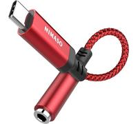 NIMASO Adaptador USB C a Jack 3.5mm, USB Tipo c a Jack 3.5 mm Audio Adaptador Auriculares Galaxy S23/S22/Note20/S21 Ultra,Huawei P40/P30 Pro/Mate 20/30,Google Pixel 4/3/2 XL,Xiaomi9/8,iPhone 15/15 Pro