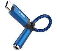 NIMASO Adaptador USB C a Jack 3.5mm, USB Tipo c a Jack 3.5 mm Audio Adaptador Auriculares Samsung S23/Note20/S21 Ultra,Huawei P40/P30 Pro/Mate 20/30,Google Pixel 4/3/2 XL,Xiaomi9/8,iPhone 15/15 Pro.