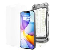 NIMASO Protector Pantalla Mate para iPhone 17e/16e/13 Pro/13/14 6.1 Pulgadas, Instalación Instantánea Sin Polvo, Cristal Templado Antirreflejos y Antihuellas Dureza 9H, Pack de 2