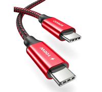 NIMASO USB C a USB C Cable 3M,Cable Tipo C de Carga Rápida 100W 20V/5A PD con E-Mark Chip y Cable de Datos para iPad Pro 2021,MacBook Air 2020,ChromeBook Pixel, Galaxy S23/S22/S21+,iPhone 15/15 Pro