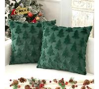 NimblusToy Christmas Cushion Covers, Christmas Tree Star Cushion Covers, Cushion Cover 45 x 45 cm, Christmas Decoration, Decoración para el Hogar, Accesorios de