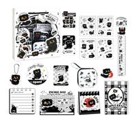 NimblusToy Set de papelería para Gatos, Set de papelería, artículos Escolares para Gatos, Gadgets para Gatos, Gadgets de papelería para niños, adecuados para colegios, oficinas, etc