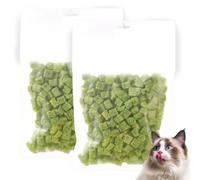 Nimblyne 2 Bolsas De Aperitivos De Hierba Para Gatos, 120 G, Liofilizados, Palitos De Hierba, Pollo Y Pescado, Cuidado Dental Y Eliminación De Bolas De Pelo