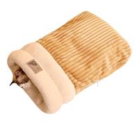 Nimedala Sleeping Bag Cat, Sleeping Bag Gatos, Sleeping Bag para Gatos, Cat Winter Sleeping Bag (Marrón,L)