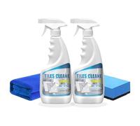 Nimedala Tile and Grout Cleaner Spray, Extra Strong Tiles Cleaner, Multipurpose Tile Cleaner Spray for Kitchen, Bathroom Sink, Tile Walls (2Pcs)
