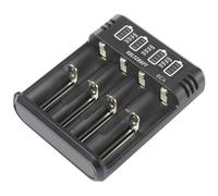 NiMH VOLTCRAFT BC4 - Cargador de baterías Redondas de Li-Ion,