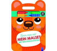 Nimm mich mit: Mein Malset mit Wachsmalstiften 3+ (Cover Katze): 3+ Einband Katze
