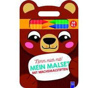 Nimm mich mit: Mein Malset mit Wachsmalstiften 4+ (Cover Bär): 4+ Einband Bär