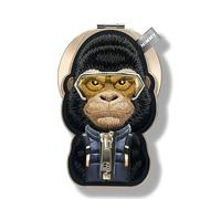 Nimmy Cool & Cute 2.0 Gorilla bordado soporte magnético con imán negro - N-KM-BSZJ-016