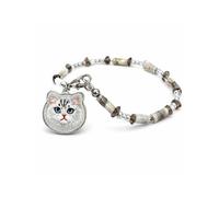 NIMMY Friends Correa Universal de Muñeca para Móvil Lucky Fashion, Grey Crystal Chinchilla