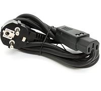 Nimo Cable de alimentación schuko Macho acodado a Hembra tripolar con rebaje 1,8m