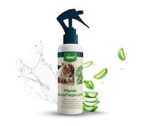 nimo® Espray para el cuidado de la piel para caballos con aloe vera y pantenol, regeneración de la piel en sequedad e inflamación, contra picazón e irritación, para infestaciones de parásitos, ácaros