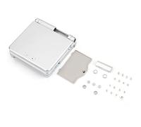 Nimoa Cubierta de la Caja del Juegos, Console CAS para Nin-tendo Game Boy Advance GBA SP Protective ABS Case Cover Kit de Piezas de reparación (Plata)