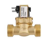 Nimoa G3/4 Electrovalvula, 220V Agua Electroválvula Eléctrica Entrada de 2 Vías Dos N/C Válvula Solenoide Electrónica Cerrada Normal AC 240V FCD-180B