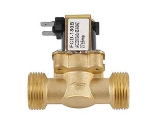 Nimoa G3/4 Electrovalvula, 220V Agua Electroválvula Eléctrica Entrada de 2 Vías Dos N/C Válvula Solenoide Electrónica Cerrada Normal AC 240V FCD-180B