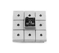 Nimoa Rectificador - Universal KBPC5010 50A 1000V Caja de Metal de Alta Potencia Rectificadores de Puente de diodo monofásico, 10 Piezas