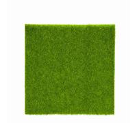 Nimomo Césped Artificial, Hierba Alfombras Moquetas Estera de Artificial Sintético Lavable Jardín Micro Paisaje Decoración del Hogar(15 * 15 cm)