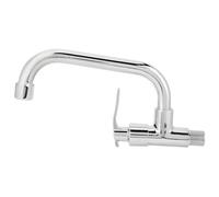 Nimomo Grifo de agua fría individual, grifo G1/2 in para pared, agua fría, grifo de pared, grifo de agua fría para baño, cocina (20 cm)