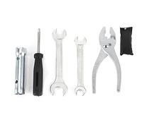 Nimomo Kit de herramientas de reparación de motocicletas, destornillador de reparación de Motor duradero, herramienta de alicates, llave inglesa, juego de enchufe de bujía portátil Universal