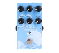 Nimomo M-VAVE Overdrive Pedal de Efectos, Pedal de Guitarra con Efecto de reverberación, Modelado Digital, DC9V/Tipo-C, 2 métodos de alimentación, Color Azul