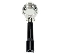 Nimomo Mango de acero inoxidable para cafetera Bofu 870/880, 54 mm, desviador de tazas dobles, mango de doble boca C2, plástico, color negro