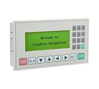 Nimomo Pantalla de Texto, 3,7 Pulgadas LCD Text Display OP320-A Pantalla de Texto, Visualización de Texto HMI Compatible con Puerto de Comunicación S485/RS232 con Cable para PLC