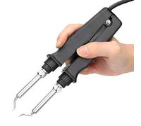 Nimomo Pinzas Para Soldar Soldador De Precisión, 220V 60W Pinzas Estilo Soldador Pinzas Para Soldar SMD Pinzas Para Soldar Temperatura Constante Pinzas Para Soldador De Calentamiento De Doble Tubo