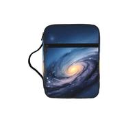 NImongt Bolsa de almacenamiento de la Biblia con estampado de galaxia de la Vía Láctea del universo para la iglesia, viajes, organizador de escrituras, accesorio eclesiástico