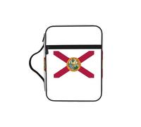 NImongt Bolsa de almacenamiento de la Biblia con estampado de la bandera del estado de Florida para la iglesia, viajes, organizador de escrituras, accesorio eclesiástico
