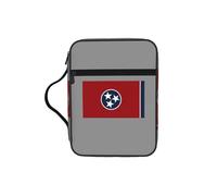 NImongt Bolsa de almacenamiento de la Biblia con impresión de la bandera del estado de Tennessee para la iglesia, viajes, organizador de escrituras, accesorio eclesiástico