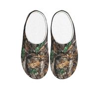 NImongt Cold Tree - Pantuflas lavables con estampado de camuflaje para interiores, para mujeres y hombres, bonitas y elegantes zapatos de hotel para invitados