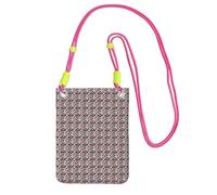 NImongt Delicious Cupcakes - Elegante bolsa para teléfono móvil, ligera, para viajes, caminar, correr, senderismo, uso diario, fucusia, Talla única