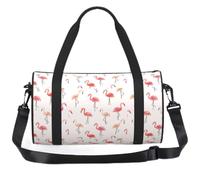 NImongt Flamingo. Bolsa de deporte con estampado de flamenco, mochila ligera, suministros de viaje, camping, fitness, fin de semana