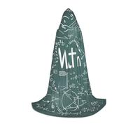 NImongt Formulas Formulas Teoría Matemáticas Lección Palabra Impresión Adolescentes Niños y Adultos Capa con Capucha Mago Gótico Bata Carnaval Halloween Cosplay