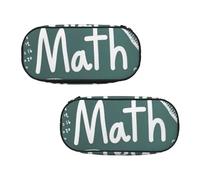NImongt Formulas Formulas Teoría Matemáticas Lección Palabras Impresión Elegante Estuche para Lápices Estuche Escolar Suministros Escolares Almacenamiento de Maquillaje Viajes Oficina Clase Uso, Black