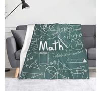 NImongt Formulas Shapes Theory Math Lesson Word Print - Manta suave de 50 x 60 pulgadas, manta acogedora y ligera para decoración del hogar y viajes