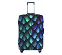 NImongt Funda para maleta con estampado de escamas de dragón mágico en 3D, universal, elástica, accesorio para equipaje, vacaciones, playa, negocios, viajes, Black, S, Equipaje de mano