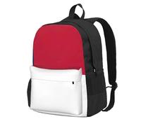 NImongt Mochila de gran capacidad con estampado de bandera del estado de Carolina del Norte para adultos, viajes, escuela, viajes, trabajo, uso diario al aire libre