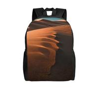 NImongt Mochila impermeable con estampado de dunas de arena, unisex, para viajes, trabajo, al aire libre, viajes de negocios, uso diario