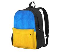 NImongt Mochila para adultos con estampado de bandera de Ucrania, resistente al agua, gran capacidad, para senderismo, camping, viajes, picnics