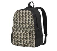 NImongt Mochila para adultos con estampado de pintura china, resistente al agua, gran capacidad para senderismo, camping, viajes, picnics