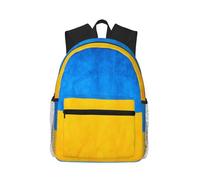 NImongt Mochila unisex cómoda y ligera con estampado de bandera de Ucrania, para viajes, viajes, deportes al aire libre