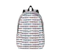 NImongt Mochila unisex ligera con estampado de tren monorraíl, doble bolsa de hombro para trabajo, viajes, deportes al aire libre, Black, M, Mochilas rucksack