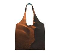 NImongt Sand Dunes - Bolsa de lona unisex de gran tamaño, reutilizable, ligera, para el hombro, para compras