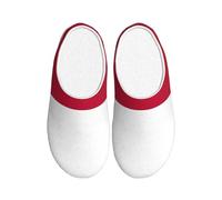 NImongt Zapatillas lavables para interiores con estampado de la bandera del estado de Carolina del Norte, para mujeres y hombres, bonitos y elegantes zapatos de hotel para invitados