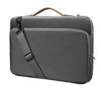 NIMOSA Maletín Portátil 15,6 Pulgadas Laptop Bag con Protección Total Air Cushion Funda Impermeable Bolsa para portátil, Ideal para Trabajo y Viaje, Compatible con MacBook Gris