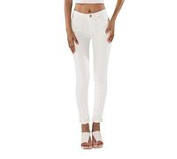 Nina Carter P106 Pantalones vaqueros para mujer de corte ajustado push-up skinny jeans de cintura media-alta, S delgado